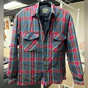 Men’s plaid flannel style jacket